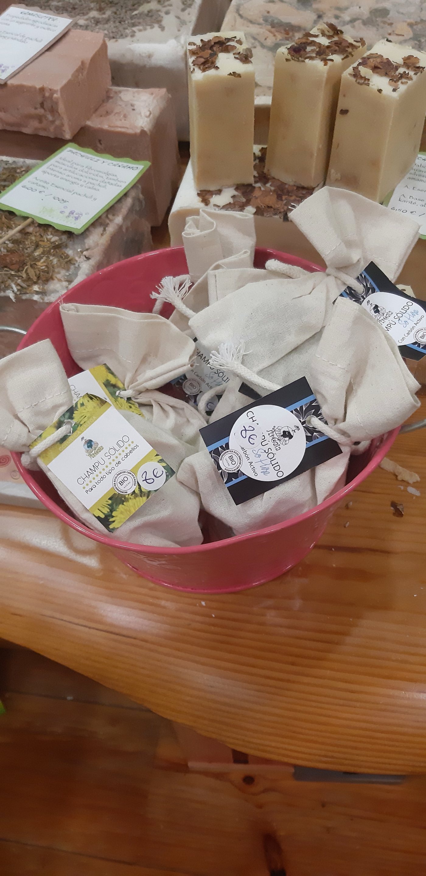 Pastillas al corte con saquitos